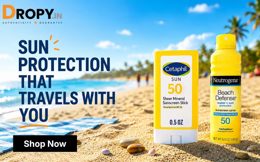 How to Reapply Sunscreen Over Makeup in India Without Ruining It — Cetaphil Stick SPF 50, Neutrogena Spray SPF 50 & CeraVe Mineral Stick Guide 2026