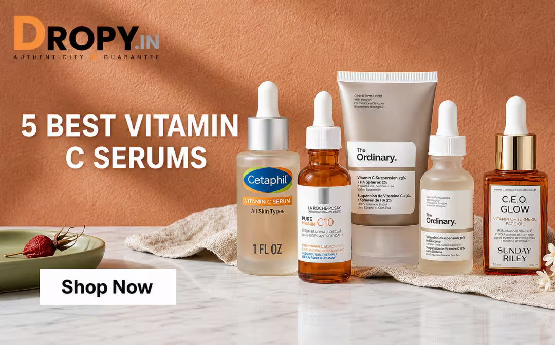 5 Best Vitamin C Serums for Indian Skin 2026 — For Pigmentation, Dark Spots & Brightening (Dermatologist Recommended)