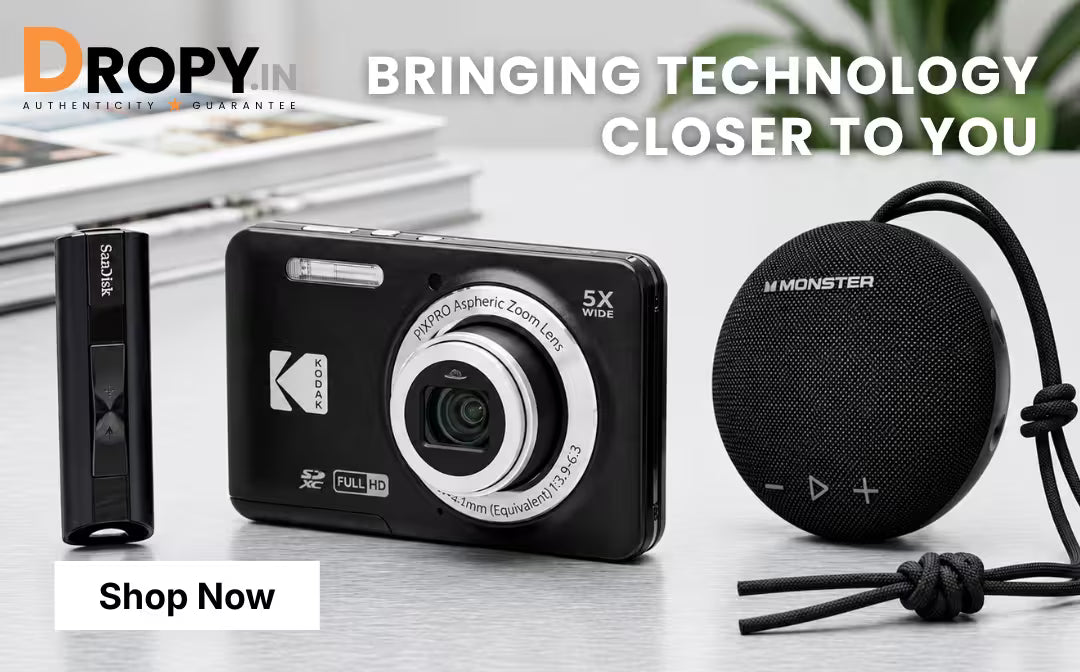 Best Electronics in India 2026 — Buy USA Imported Digital Cameras, Wireless Earbuds, Bluetooth Speakers, Data Storage & More Online