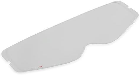 Authentic Simpson motorcycle helmet anti-fog lens insert showing silicone seal technology