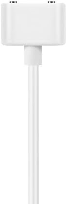 White USB-A charging cable for cordless water flosser