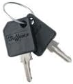 Hoffman Enclosures replacement key pair front view for ProLine network cabinets