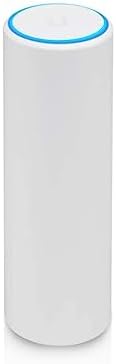 Ubiquiti Networks U6 Mesh access point mounted on an outdoor pole showing weather resistant setup.