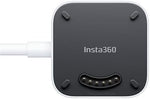 Portable snap-on charging accessory for standalone action camera setup