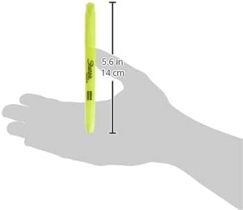 Sharpie Accent Pocket-Style Highlighters, Fluorescent Yellow , Chisel Tip, Dozen - 27025 - Image 4