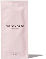 Individually wrapped Antevorta intimate wipes showing portable travel packaging.