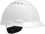 3M Hard Hat H-701V-UV, UVicator Sensor, Vented, 4-Point Ratchet Suspension, White - Image 2
