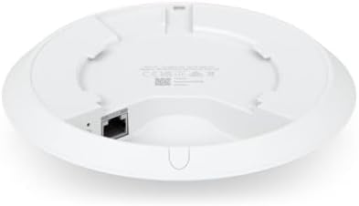 Ubiquiti dual band indoor access point side profile demonstrating the slim unobtrusive low-profile form factor