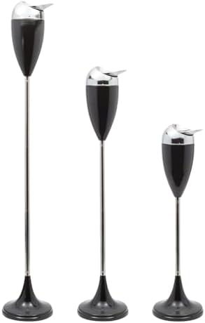 Outdoor Standing Ashtray with Lid for Cigarettes and Cigars, Adjustable (6 x 35.5 In) - Image 6