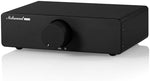 Nobsound V1-XLR passive volume controller back panel displaying the gold-plated XLR input and output terminals