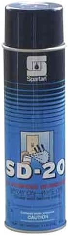 Keyser Manufacturing SD-20 Degreaser 18 Ounce aerosol spray can front view for workshop cleaning.