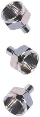 Back panel view of the commercial grade eight way coaxial cable splitter showing surface mount design.