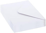 Juvale confetti theme invitation set spread out with included white envelopes