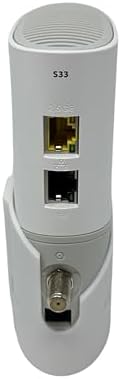 Modem wall mount demonstrating desk space saving benefit