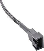 Five individual pieces of ThreeBulls PC internal power cables arranged neatly to show the 10.6 inch product length.