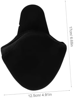 FUNOMOCYA helmet ear warmers showcasing the detachable inner lining for customizable winter warmth.