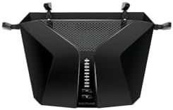 Authentic Netgear Nighthawk AX5400 gigabit router unboxed with high performance antennas extended