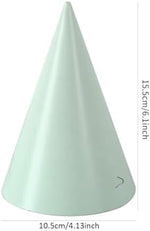 Pre-assembled rainbow party hats packaging