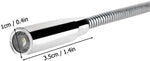 Sokelinn-six metallic chrome USB light head showing the single high-brightness LED