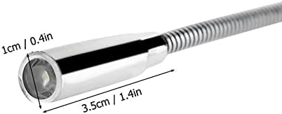 Sokelinn-six metallic chrome USB light head showing the single high-brightness LED
