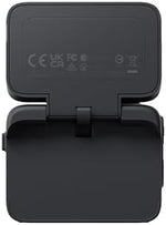 Back view of the premium black portable charging case accessory for vlogging cameras
