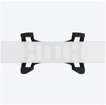 Pair of black rubber mounts for Tractive Dog 6 GPS