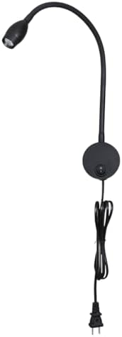 LED Reading Lamp 3W Warm White 3000K for Reading Books Black Plug Cord 2PCS - Image 3