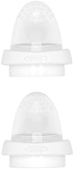 OXO Tot silicone feeder pouch showing food dispensing holes