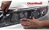ClearMask 3M 8 mil headlight protection film bulk kit front view showing self patterning liner sheets