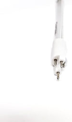 Side view of the premium water purification ultraviolet bulb highlighting its full extended length and structural elements.