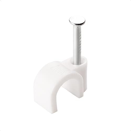 Side profile view of the 0.27 inch Cable Matters coaxial and network wire fastener.