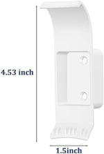HOGEE router holder rear view highlighting the built-in cable management system