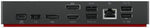 Lenovo docking station model 40AY0090 rear port breakdown highlighting dual DisplayPort and HDMI display connections.