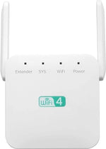 Top view of Aimery WiFi repeater with dual high gain antennas
