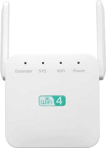 Top view of Aimery WiFi repeater with dual high gain antennas