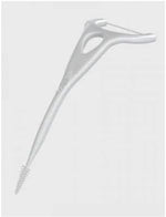 Side angle view of the three pack bundle of authentic DenTek imported oral care flossers