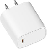 Extra long 10 foot white USB Type C to C cord showing reinforced strain relief connectors