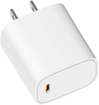 Extra long 10 foot white USB Type C to C cord showing reinforced strain relief connectors