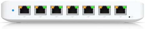 Ubiquiti 8 port Gigabit Ethernet managed Layer 2 switch with power adapter packaging