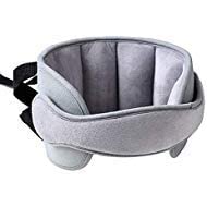 GEPAS toddler car seat head support band gray front view