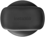Black silicone camera cover fitting over dual lenses