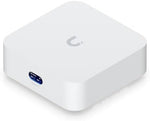 Side profile of the ultra compact UniFi Express 7 Wi-Fi 7 gateway for modern home networking.