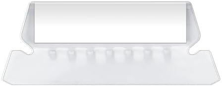 Pendaflex Insertable Plastic Tabs Hanging Folder Tabs, 2", Clear, 25 Tabs a - Image 2