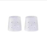 Soft stretchy SEBS material finger caps demonstrating flexibility for everyday habit correction