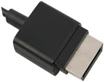 Durable PVC audio video cable adapter showcasing proprietary console connector interface.