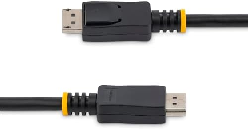 StarTech twenty foot long distance black audio video cable neatly coiled