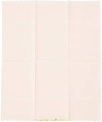 Sparkle and Bash scalloped napkins for wedding table decor