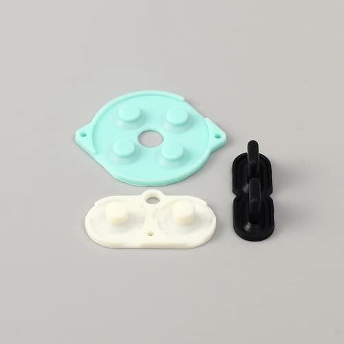 FunnyPlaying Game Boy Pocket silicone button contact pad membranes front view displaying responsive retro console replacement parts
