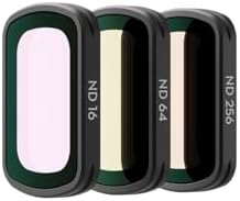 Close up of DJI magnetic ND filter attached to Osmo Pocket 3 lens