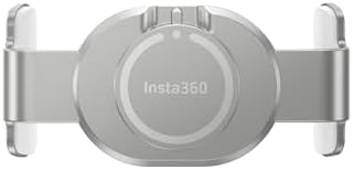 Insta360 Flow 2 series magnetic phone mount back view detailing the magnetic interface and alignment notch.